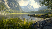 Majestic Alpine Mountains Reflecting in Serene Lake