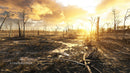 Stunning Sunset Over a Desolate Barren Landscape