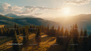 Majestic Mountain Landscape at Sunset