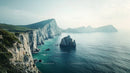 Breathtaking Coastal Cliffs and Turquoise Ocean Horizon