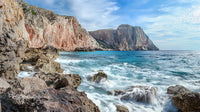 Majestic Coastal Cliffs with Turquoise Waters