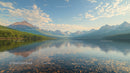 Majestic Mountain Range Reflecting on a Calm Lake