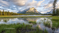 Majestic Mountain Landscape with Lake Reflection