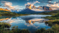 Majestic Torres del Paine Reflected in Pristine Lake