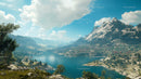 Breathtaking Mountainous Lakeside Landscape with Clear Sky