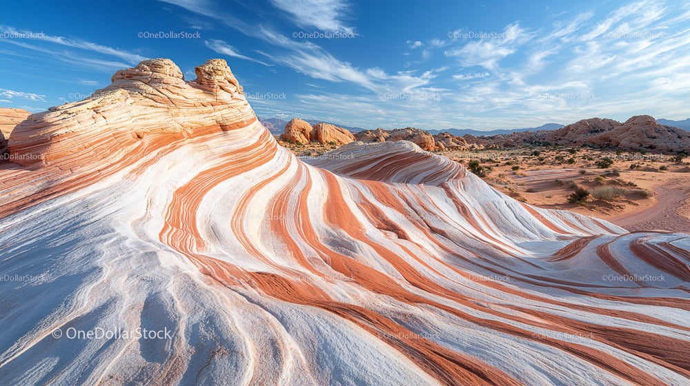 Stunning Sandstone Formations in a Desert Landscape