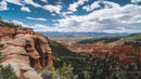 Majestic Red Rock Canyon Under Expansive Sky