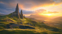Stunning Sunset at the Old Man of Storr