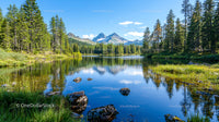 Tranquil Alpine Lake with Crystal Clear Reflection