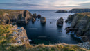 Dramatic Coastal Cliffs and Serene Ocean View