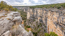 Scenic Overlook of Majestic Canyon and Cliffs
