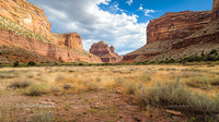 Majestic Canyon with Blue Sky and Rocky Cliffs