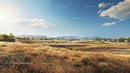 Vast Countryside Under a Clear Blue Sky