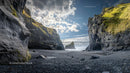 Dramatic Coastal Cliffs with Rugged Beachfront