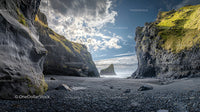 Dramatic Coastal Cliffs with Rugged Beachfront