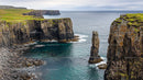 Dramatic Cliffs and Ocean View on Rugged Coastline