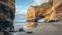 Majestic Coastal Cliffs and Archway by the Sea