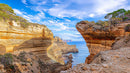 Stunning Coastal Cliffs with Blue Ocean and Sky