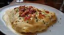 Savory Omelette with Crispy Bacon and Chives