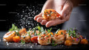 Gourmet Shrimp Dish with Fresh Herbs and Spices