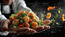 Dynamic Shrimp and Vegetable Salad with Seasoning