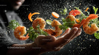 Dynamic Shrimp Toss with Fresh Herbs and Spices