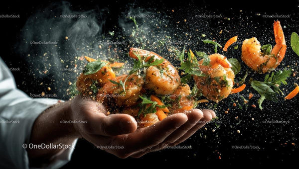 Dynamic Shrimp Toss with Fresh Herbs and Spices