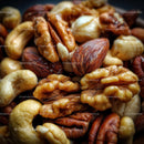 Assorted Mixed Nuts Close-Up for Healthy Snacking