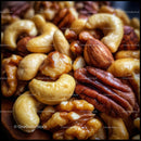 Assorted Mix of Cashews, Walnuts, Pecans, and Almonds
