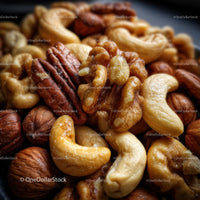 Assortment of Mixed Nuts Close-Up