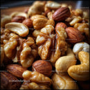 Assortment of Mixed Nuts Including Walnuts and Almonds