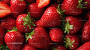 Ripe and Juicy Strawberries Close-Up