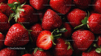 Close-Up of Fresh Ripe Strawberries