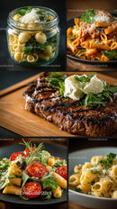 Gourmet Italian Cuisine: Pasta and Steak Dishes