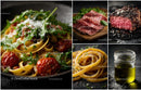 Gourmet Italian Cuisine with Pasta and Fresh Ingredients