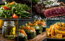 Gourmet Culinary Selection with Fresh Ingredients