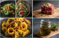 Gourmet Selection of Italian Delights with Fresh Ingredients