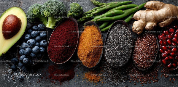 Zdrowa i Kolorowa Mieszanka Świeżych Superfoods