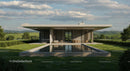 Modern Architectural House with Scenic Countryside View