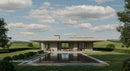 Modern Architectural House with Scenic Countryside View