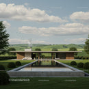 Modern Countryside Retreat with Infinity Pool