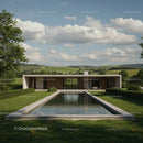 Contemporary Villa with Pool in Scenic Countryside Setting