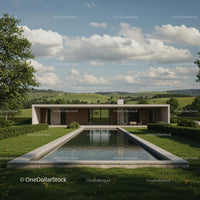 Modern Countryside Retreat with Infinity Pool