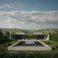 Modern Luxury Home with Pool and Scenic Countryside Views