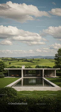 Modern Villa with Infinity Pool in Scenic Countryside