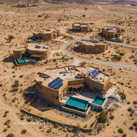Luxury Desert Villas with Swimming Pools and Solar Panels