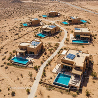 Luxury Desert Villas with Swimming Pools and Solar Panels
