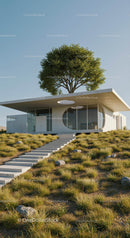 Modern Eco-Friendly Home with Green Roof