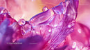 Macro Shot of Water Droplets on Purple Petals