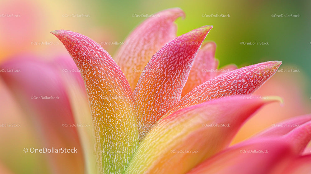 Vibrant Macro Shot of Pink Petals